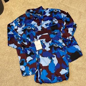 Who What Wear Satin PJ Outfit - Pants NWT Top worn once.